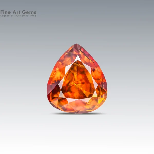 1.50 Carat Sphene (Titanite) with Pear Cut – Pakistan