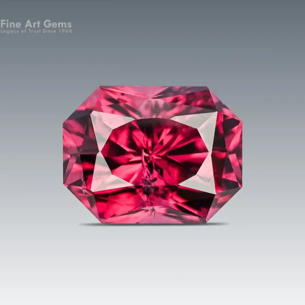 1.85 Carat Rhodolite Garnet with Radiant Cut – Africa