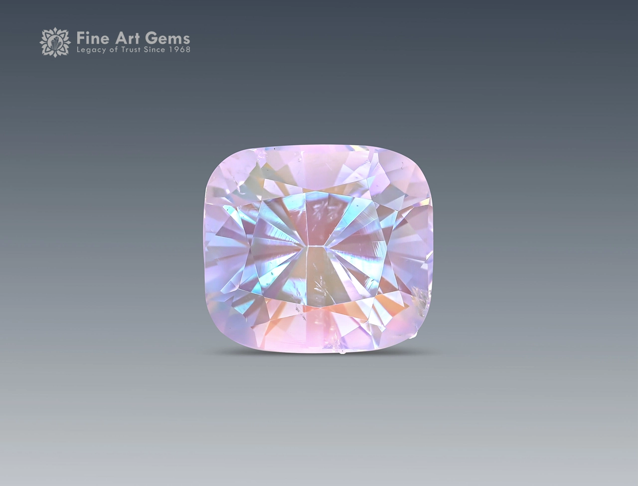 13.35-carat-cushion-cut-Moonstone-from-Madagascar-fine-jewelry-gemstone-Main 13.35 Carat Moonstone with Cushion Cut – Madagascar - Image 1