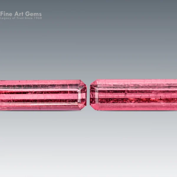 5.30 Carat Tourmaline Pair with Emerald cut – Afghanistan